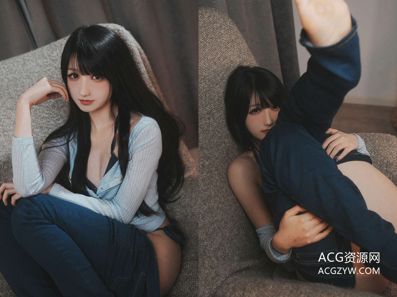 抖个姬灵 – 连衣裙比基尼-ACG资源网