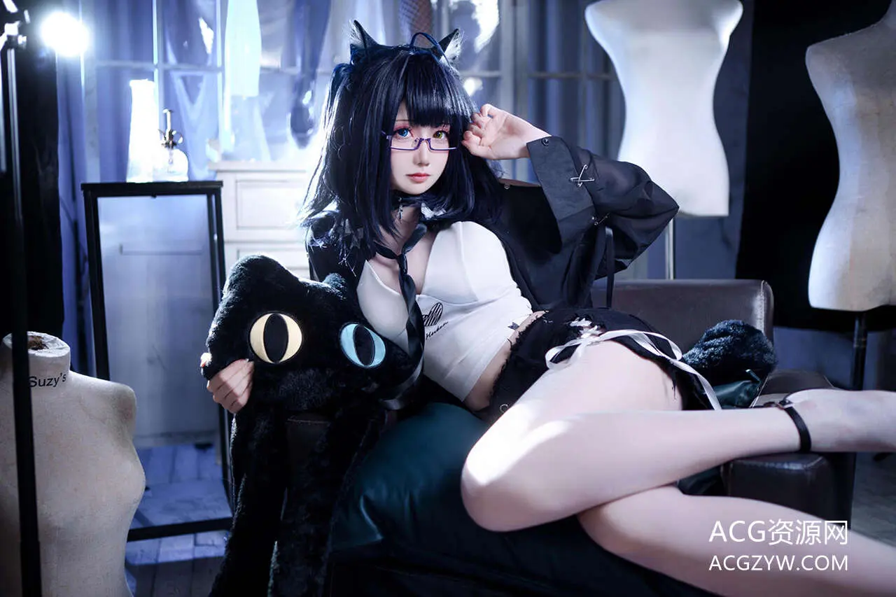 图片[1]-焖焖碳 黑茶子写真图-ACG资源网