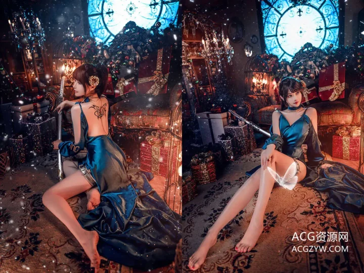 露兒大魔王 礼服写真图-ACG资源网