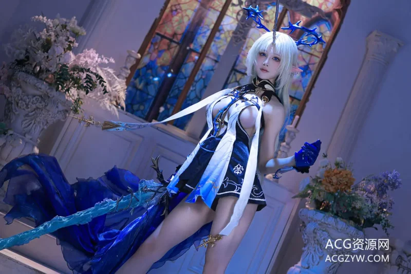 水淼Aqua-鸣潮 芙露德莉斯写真图-ACG资源网