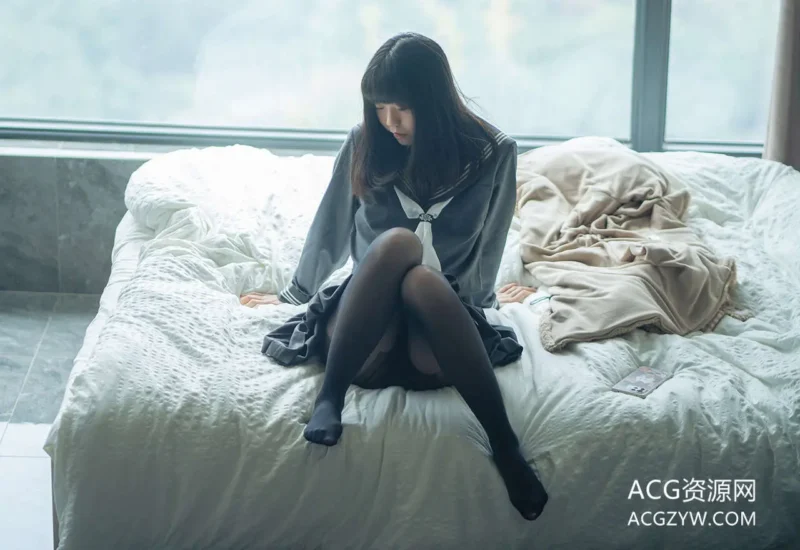一只小栗奈 - 熊熊JK女友写真图-ACG资源网